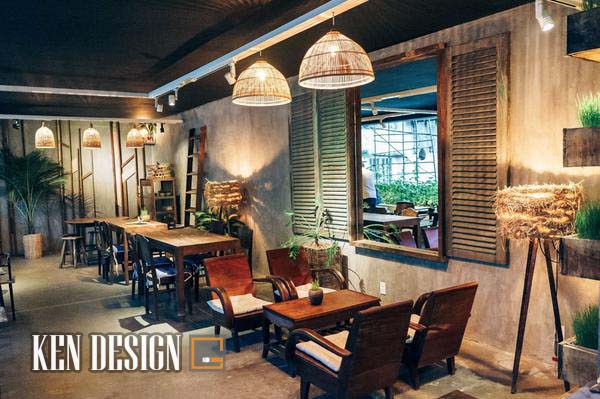 Thiết kế quán cafe phong cách  MID-CENTURY
